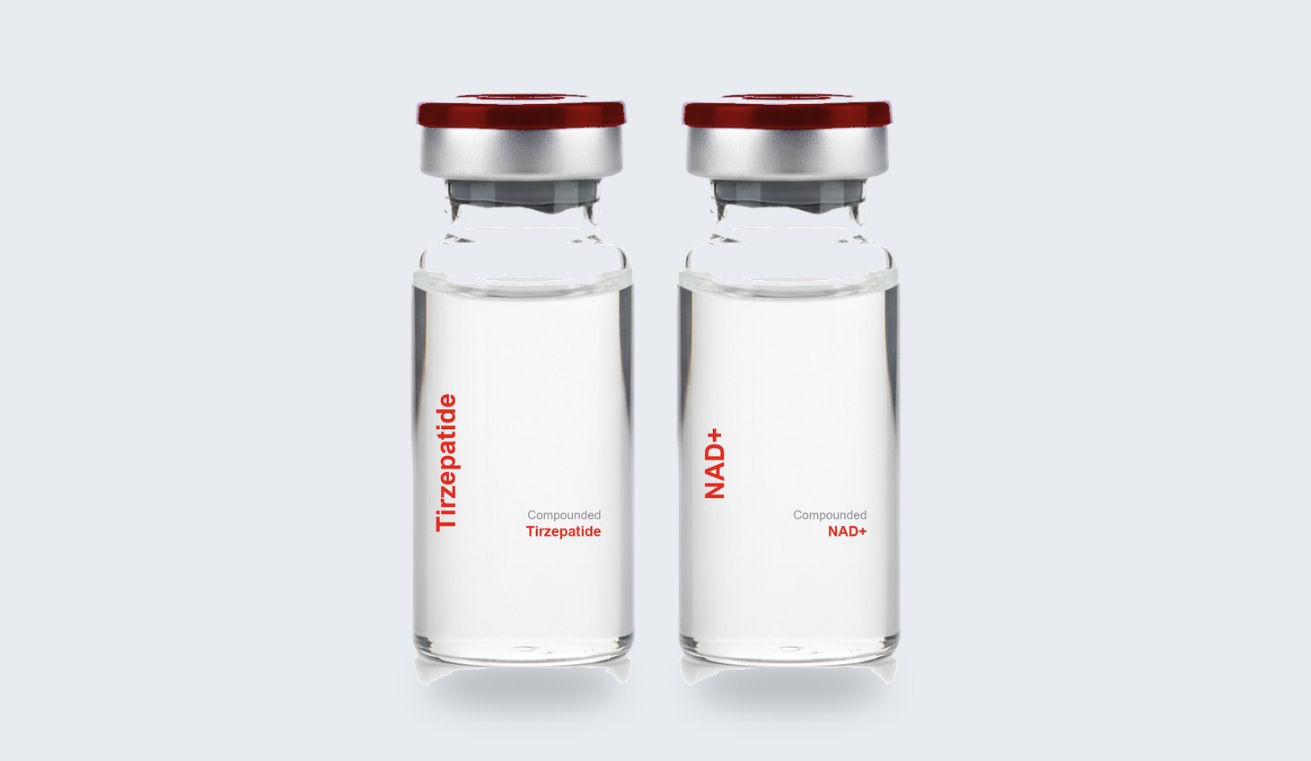 Tirzepatide and NAD+ vials